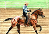 Western, Equine Art - Fast Appy